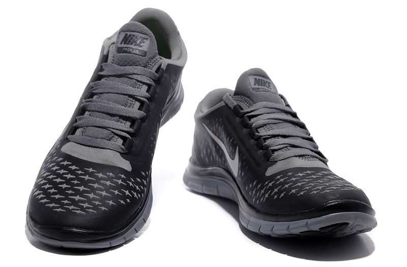 Hot Nike Free3.0 Men Shoes Gray/ Black